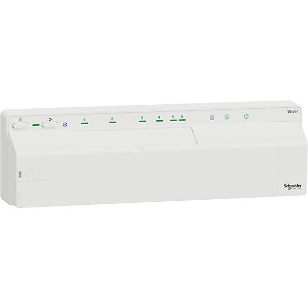 Schneider Electric Wiser Verteilerleiste Fussbo.Heizen/Kühlen CCTFR6600